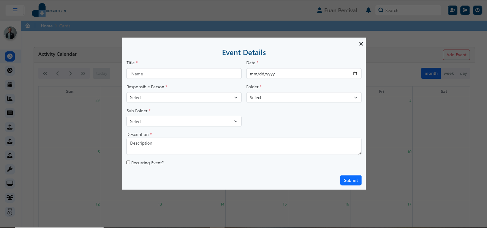 Forward Dental Compliance Management System